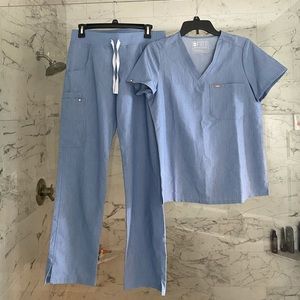 FIGS heather Indigo set KADE CATARINA small